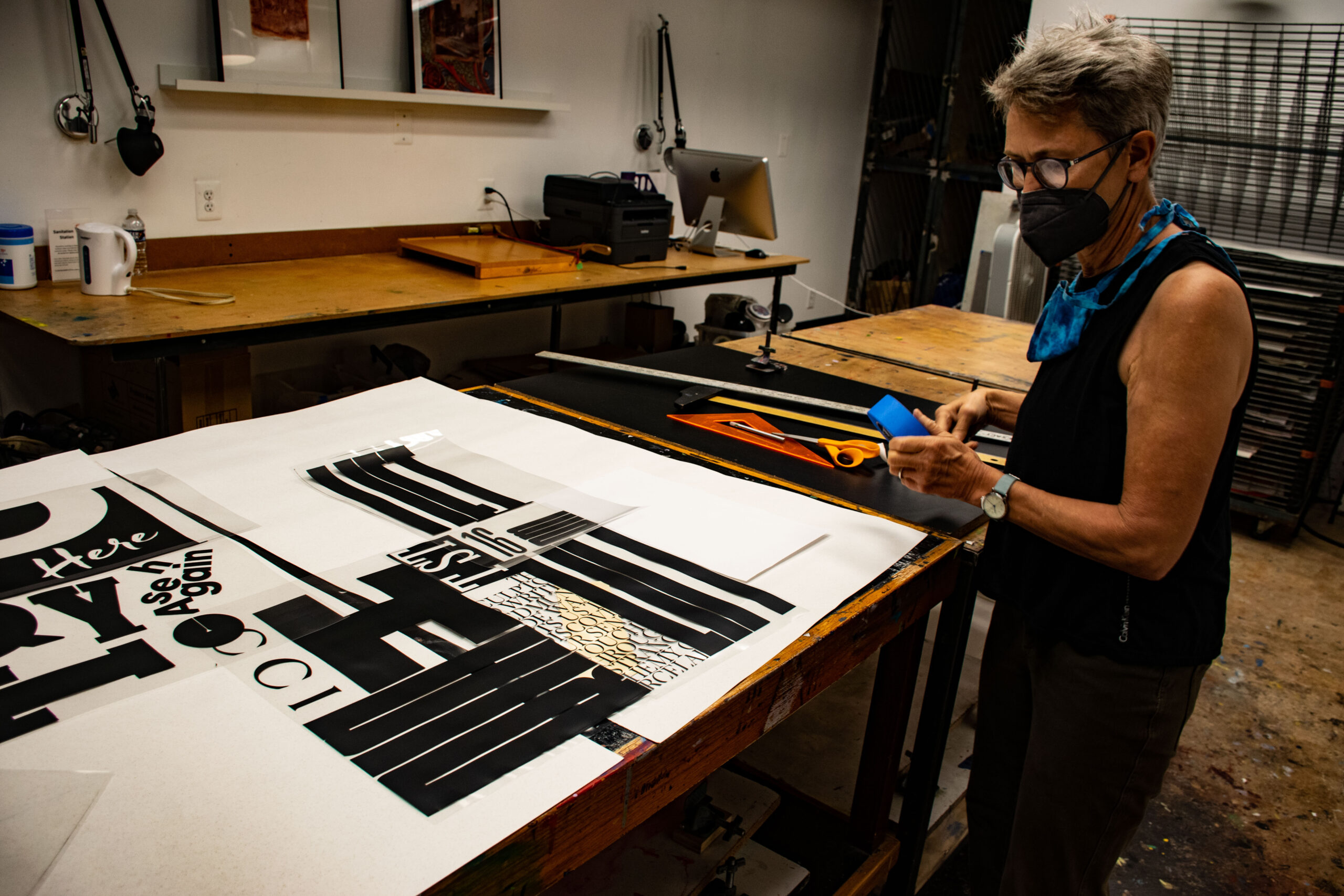 artist at work