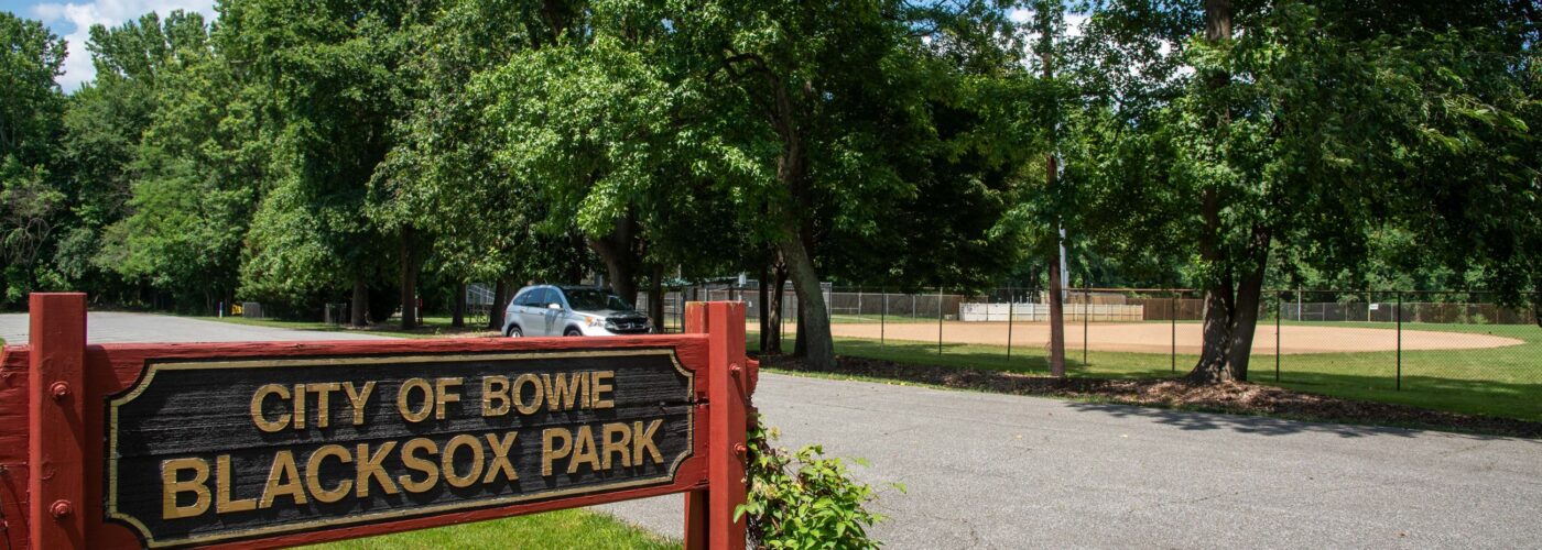 City of Bowie Black sox park with baseball field