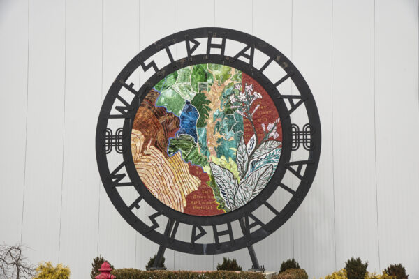 Art installation at Westphalia Community Center.