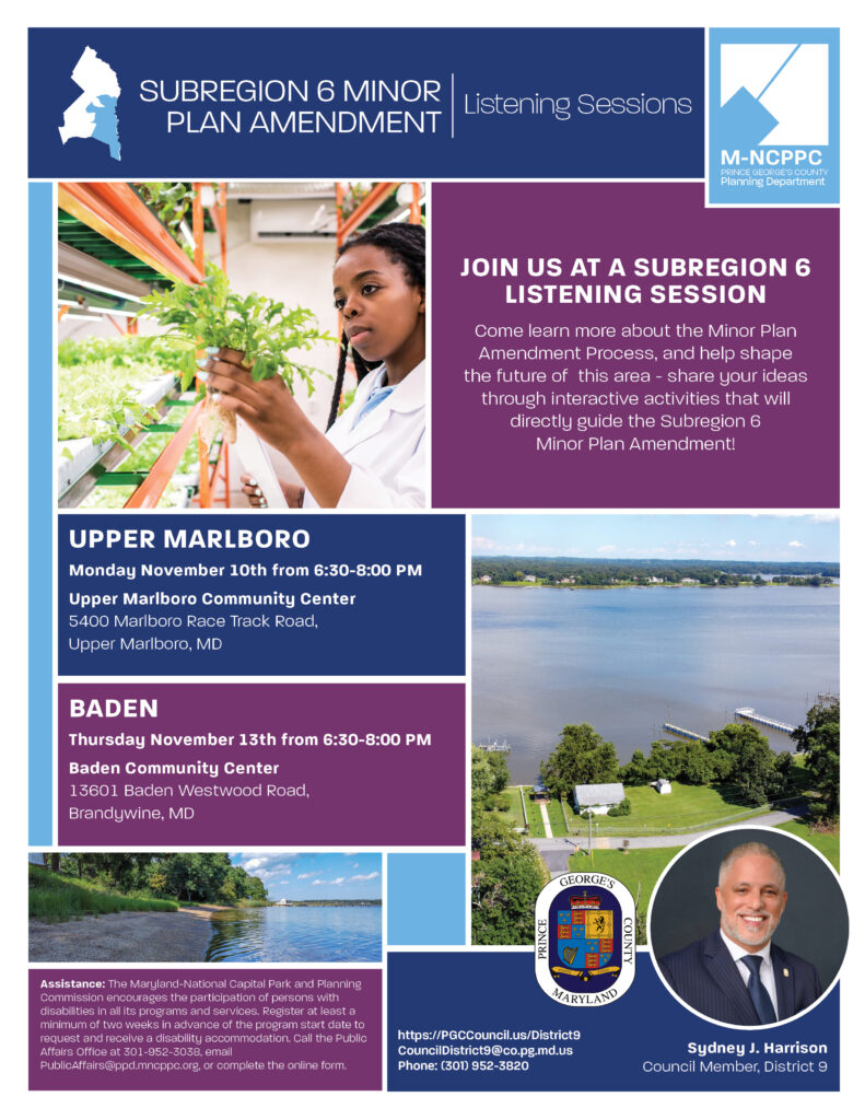 Subregion 6 November Listening Session