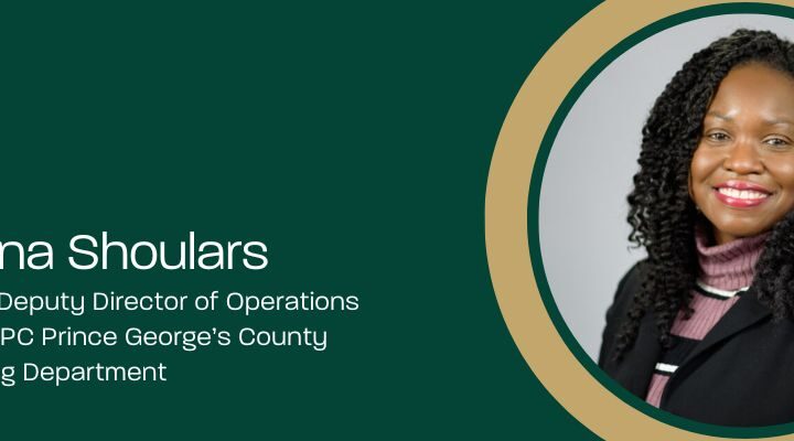 Katina Shoulars Acting Deputy Planning Director of Operations M-NCPPC Prince George's County Planning Department