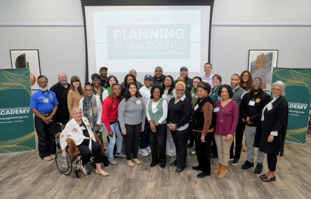 Group photo of the participants in the Planning in Our County: A Course for Municipal Officials in Prince George's County