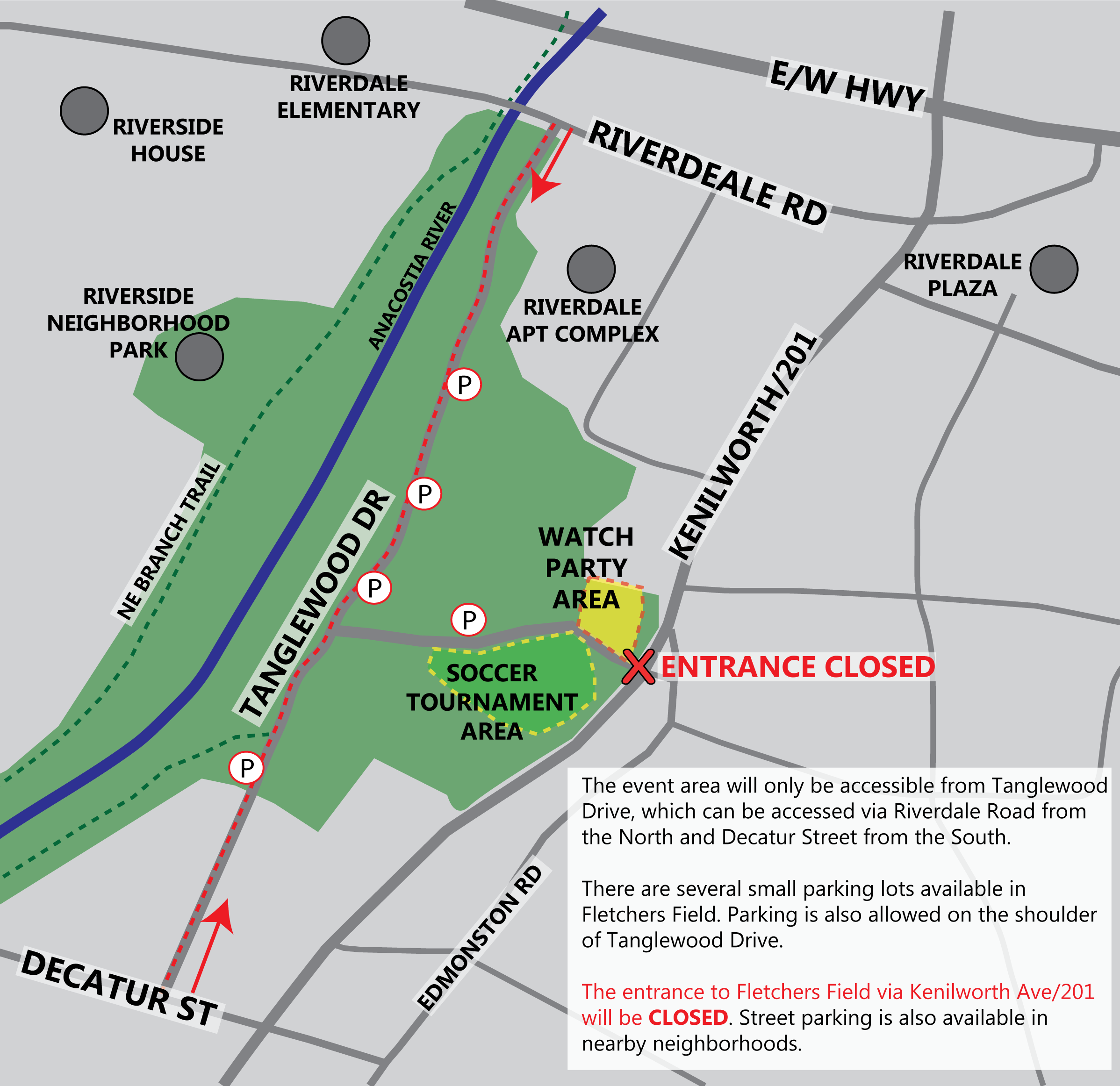 Fletcher's Field map