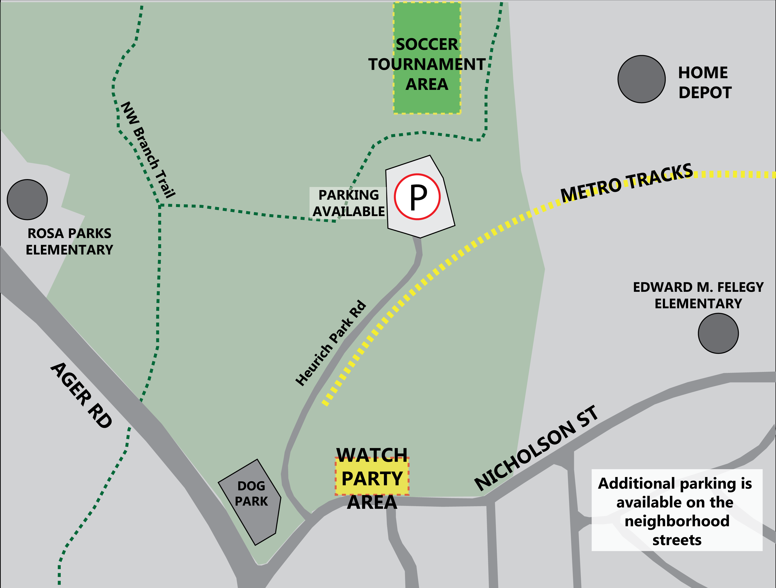 Heurich Park area