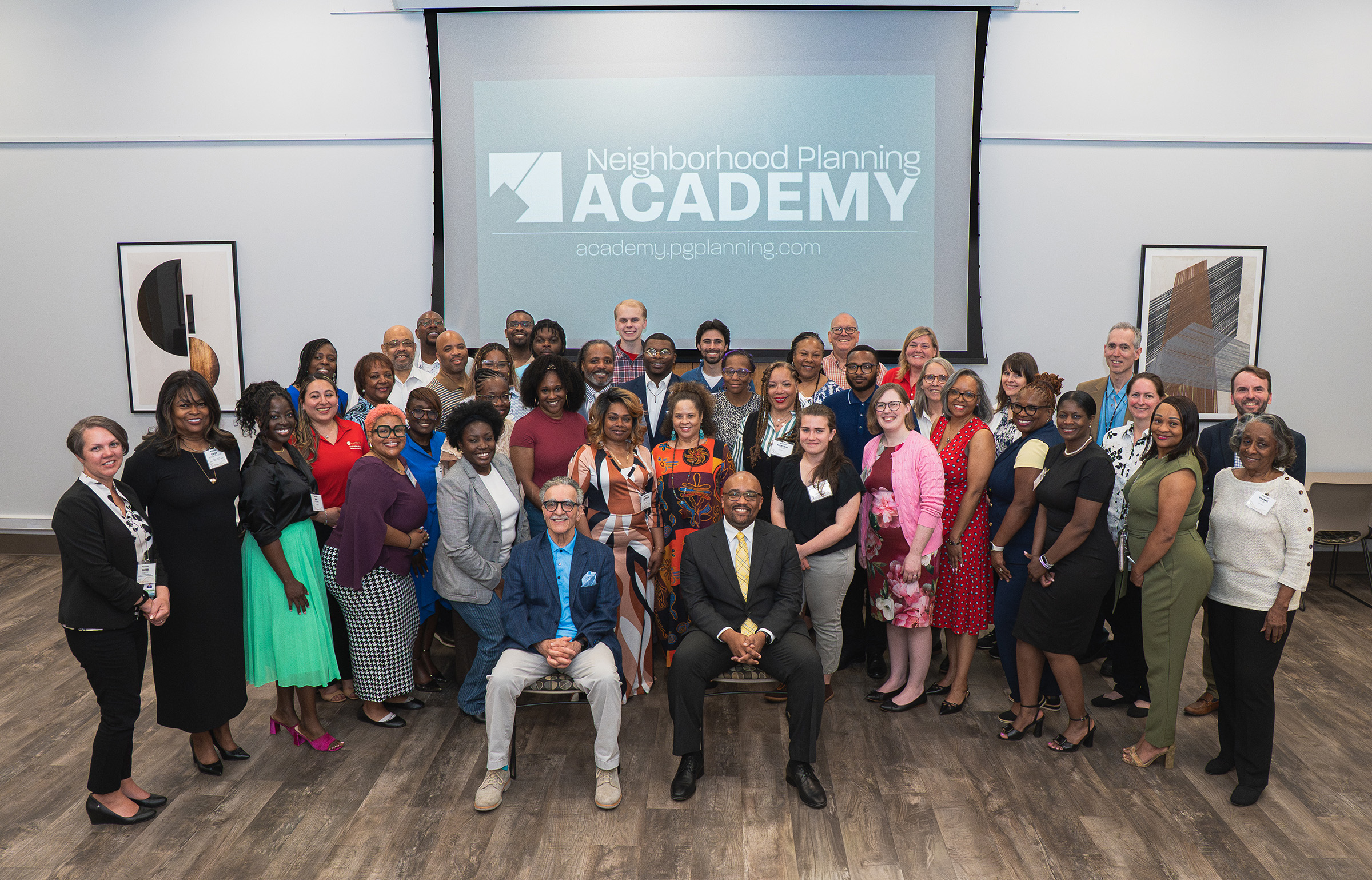 Group photo of the M-NCPPC Neighborhood Planning Academy Spring 2026